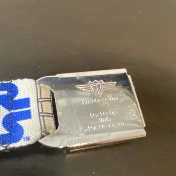 Star Wars white blue silver Buckle Down belt - Picture 3 of 12